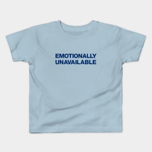 Stipe emotionally unavailable music T-shirt Kids T-Shirt